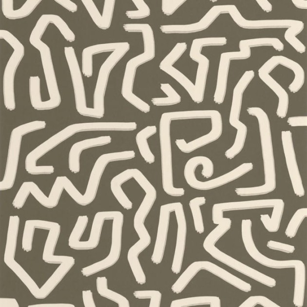 Casadeco 89357505 Milano Sixties Symbol - tapeta z motywem symboli