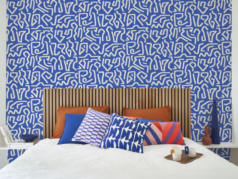 Casadeco 89350990 Milano Sixties Symbol - tapeta z motywem symboli
