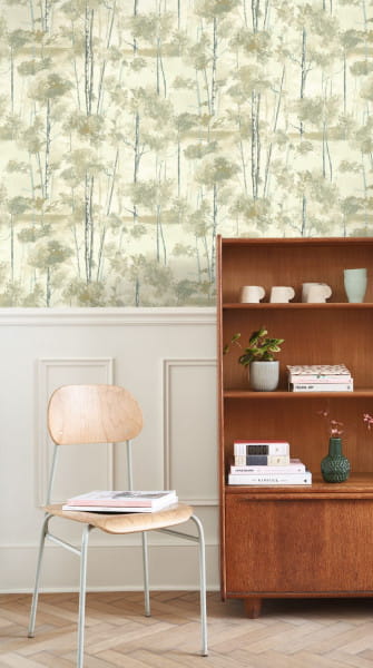 Casadeco 89541254 Riverside 4 Skandinavia - tapeta z motywem drzew