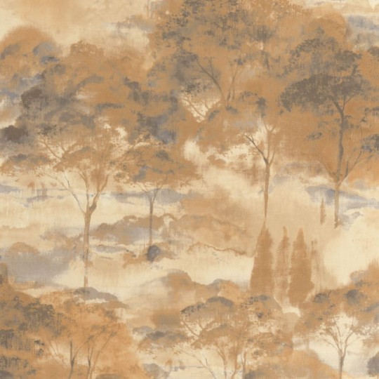 Casadeco 89552446 Riverside 4 Sila - tapeta z motywem drzew