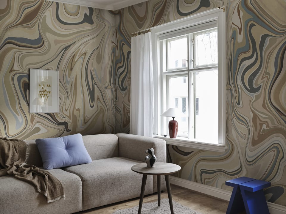 Sandberg S10348 Mons Klint Klint Clay - mural imitujący warstwy skał