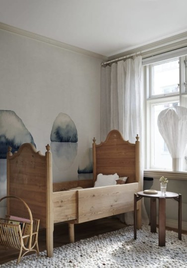 Sandberg S10352 Mons Klint Spegel Indigo Blue - mural o wzorze lustra wody