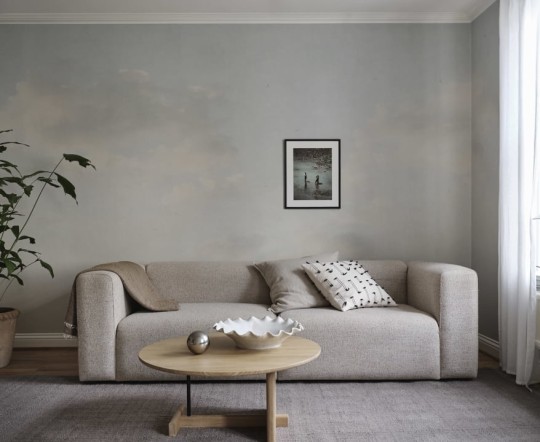 Sandberg S10366 Mons Klint Moln Light Blue - mural niebo