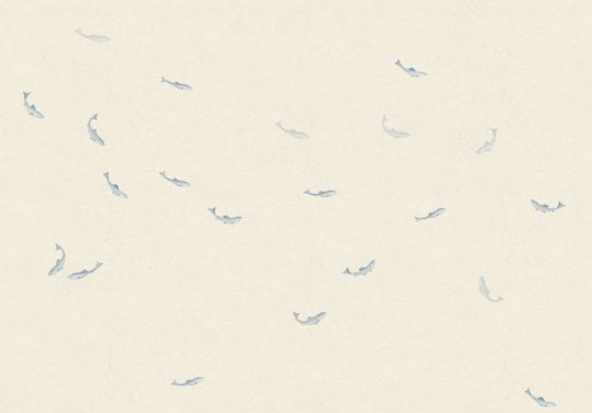 Sandberg S10353 Mons Klint Hav Misty Blue - mural rybki
