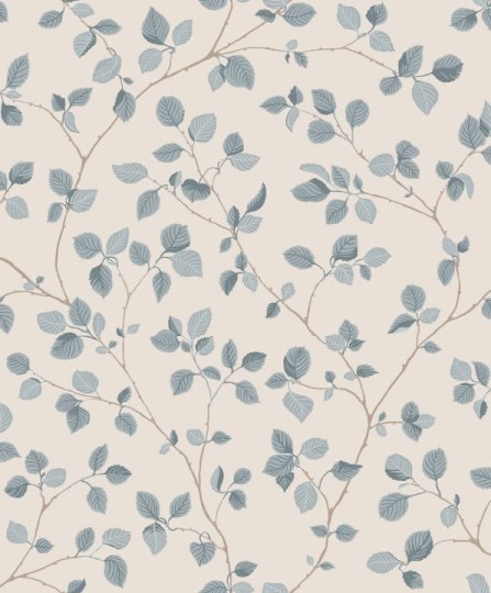 Sandberg S10323 Mons Klint Bokskog Misty Blue - tapeta w liście buku