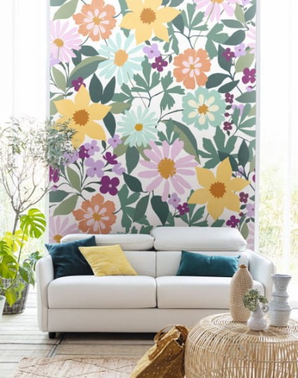 Caselio 104655003 Pimp My Wall Emily M - mural w kwiaty
