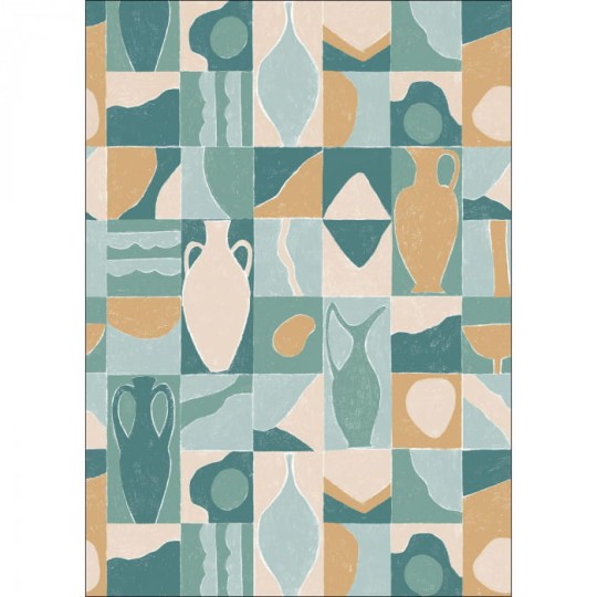 Caselio 104747103 Pimp My Wall Ceramic Tiles M - mural geometryczny