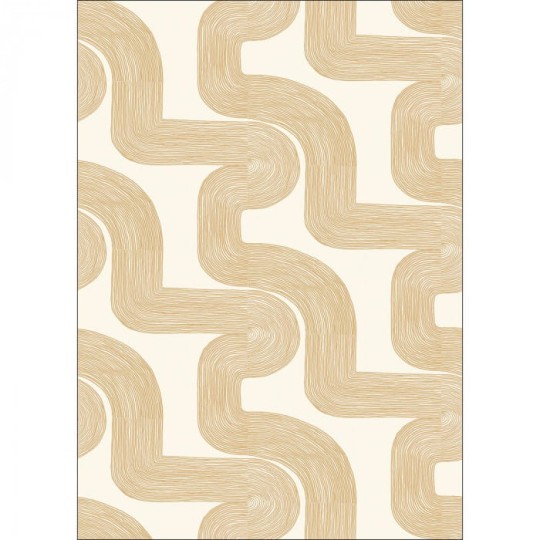 Caselio 104771004 Pimp My Wall Curving Lines L - mural geometryczny