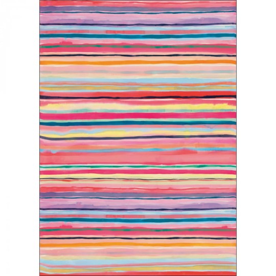 Caselio 104884404 Pimp My Wall Coloring Draw L - mural kolorowe pasy