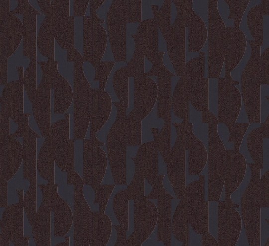 Khroma TER304 Terra Tasos Chocolate - tapeta z motywem geometrycznych kształtów