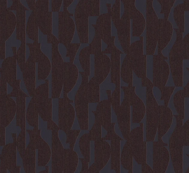 Khroma TER304 Terra Tasos Chocolate - tapeta z motywem geometrycznych kształtów