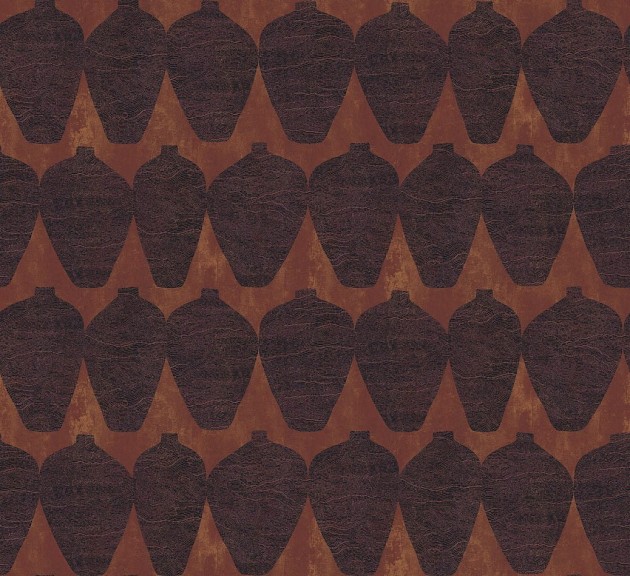 Khroma TER202 Terra Hemia Sienna - tapeta z motywem geometrycznych kształtów