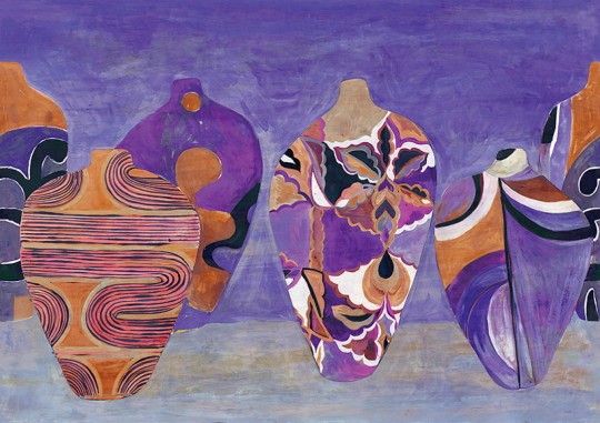 Khroma DG4HIV1041 Terra Hiva Peru 260 cm - mural z motywem abstrakcyjnego krajobrazu