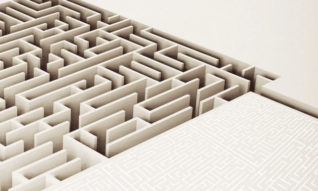 Dekorami Maze 1 - mural labirynt