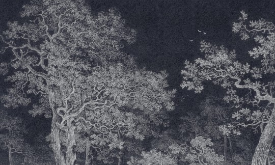 Dekorami Raffiné 3 - mural drzewa