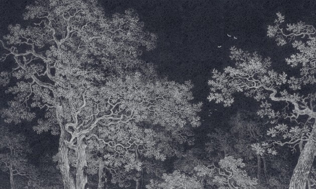 Dekorami Raffiné 3 - mural drzewa