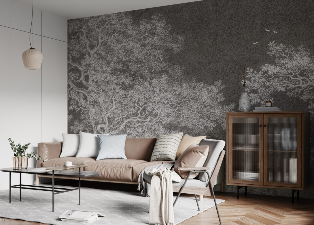 Dekorami Raffiné 3 - mural drzewa