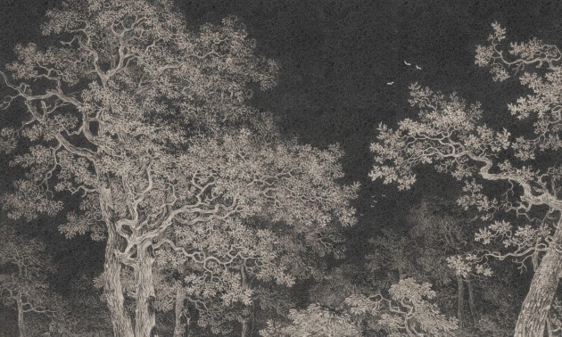 Dekorami Raffiné 4 - mural drzewa