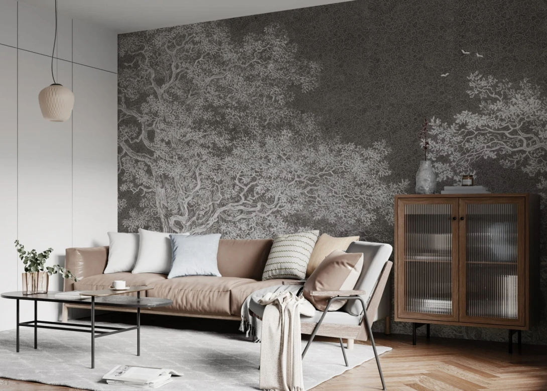 Dekorami Raffiné 4 - mural drzewa