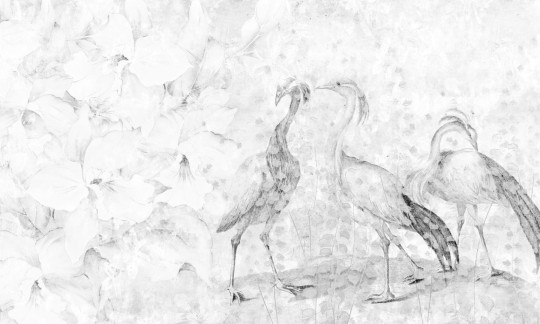 Dekorami Aironi 1 - mural w ptaki