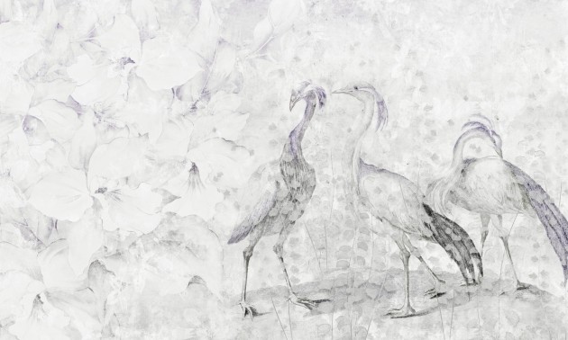 Dekorami Aironi 3 - mural w ptaki