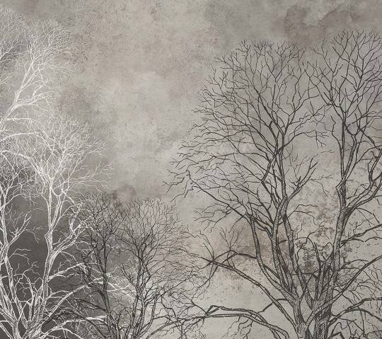 Dekorami Autumn Trees - mural drzewa