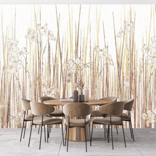 Dekorami Curiosity 4 - mural w kwiaty