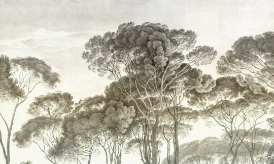 Dekorami Pino Day 1 - mural drzewa