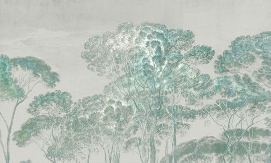 Dekorami Pino Night 2 - mural drzewa