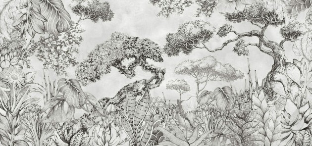 Dekorami Sarawak 3L - mural leśny