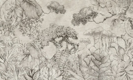 Dekorami Sarawak 1 - mural leśny