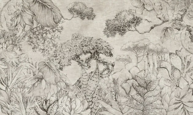 Dekorami Sarawak 1 - mural leśny