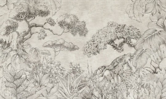 Dekorami Sarawak 2 - mural leśny