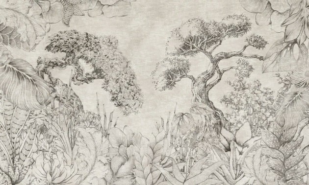 Dekorami Sarawak 3 - mural leśny
