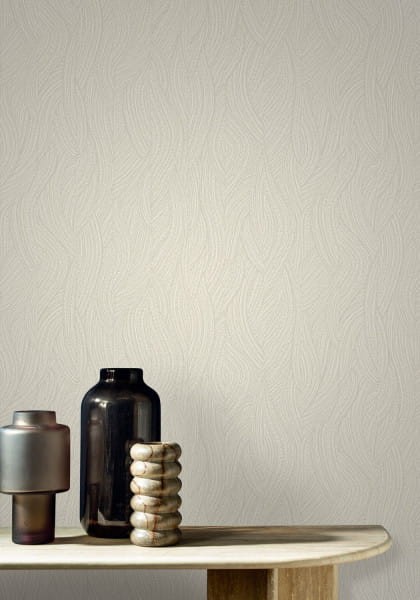 Casamance 76221426 Terra Rossa Jassine - tapeta z motywem falistego splotu