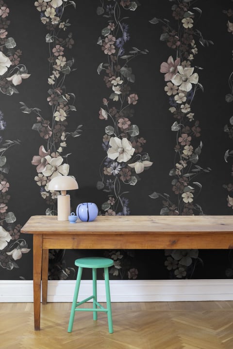 Rebel Walls R19574 Cottage Cool Growing Beauty Vintage - mural z motywem kaskad kwiatów