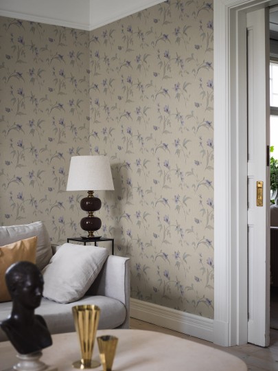 Boras Tapeter 5536 Swedish Grace Marlene - mural w kwiatki