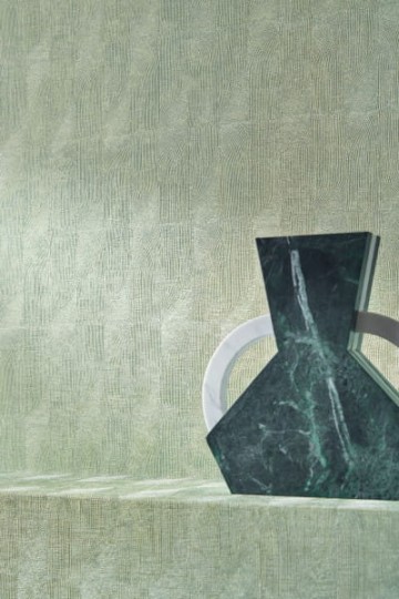 Casamance 76091324 Texture Cerame Bizen Céladon - tapeta z motywem tekstury