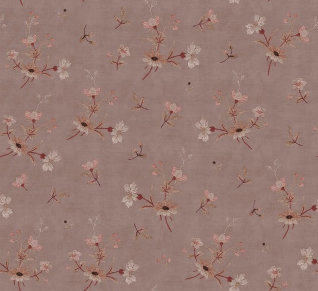 Rebel Walls R18712 Cottage Core Grandmother Dress Pink - mural z motywem kwiatów