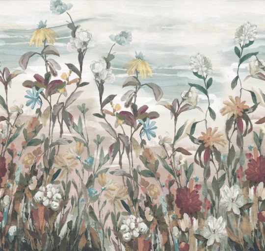 Rebel Walls R18688 Cottage Core Misty Garden Autumn - mural łąka