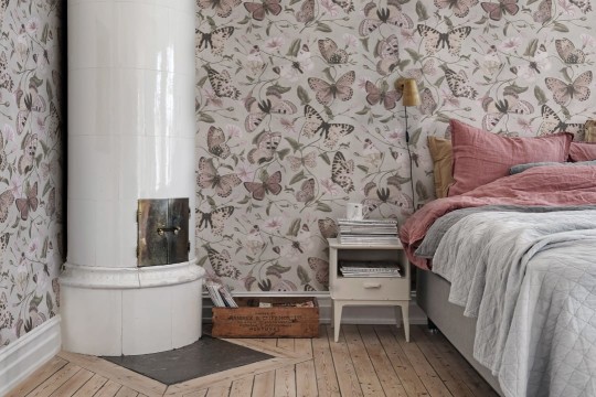 Rebel Walls R18672 Cottage Core Butterflies Pastel - mural motyle