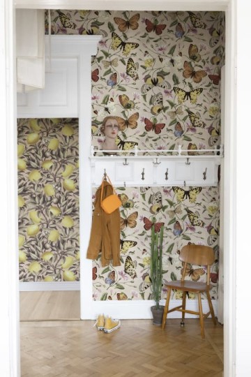 Rebel Walls R18673 Cottage Core Butterflies Color - mural motyle