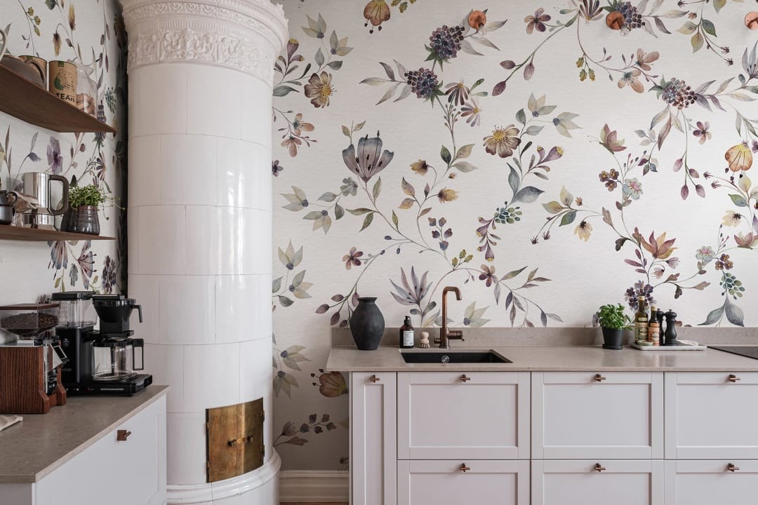 Rebel Walls R18656 Cottage Core Blossom Fling Autumn - mural w kwiatki
