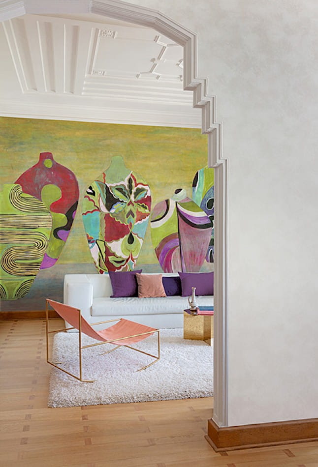 Khroma DG4HIV1024 Wall Designs IV Hiva Tahiti 300 cm - mural z motywem abstrakcyjnego krajobrazu