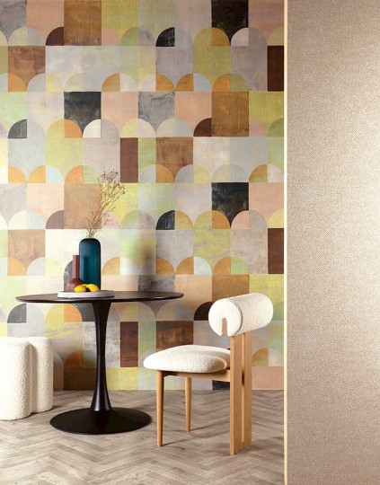 Khroma DGILA2041 Wall Designs IV Arc Peach 260 cm - mural z motywem geometrycznych łuków