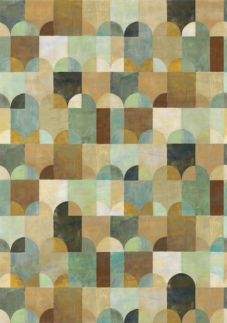 Khroma DGILA2021 Wall Designs IV Arc Oasis 300 cm - mural z motywem geometrycznych łuków