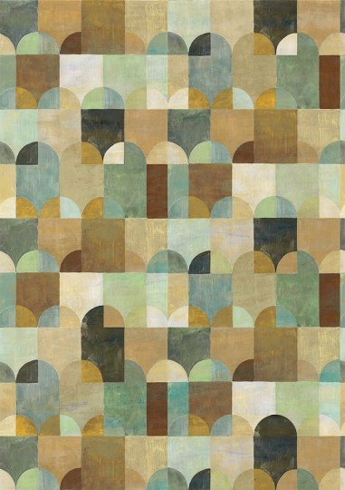 Khroma DGILA2022 Wall Designs IV Arc Oasis 300 cm - mural z motywem geometrycznych łuków