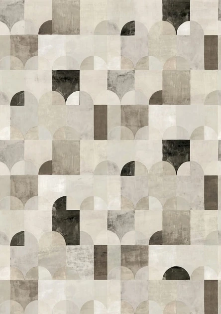 Khroma DGILA2032 Wall Designs IV Arc Desert 300 cm - mural z motywem geometrycznych łuków