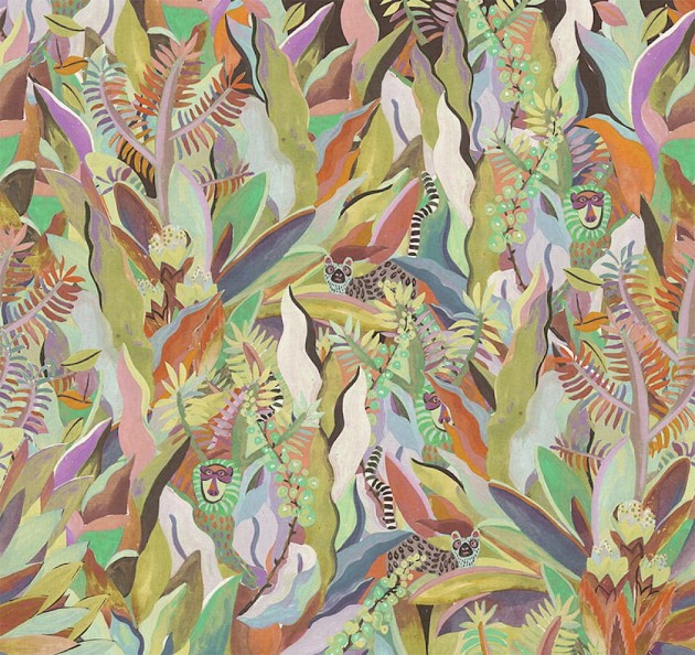Khroma DG4ANI1013 Wall Designs IV Animal Terra 260 cm - mural z motywem kolorowych liści