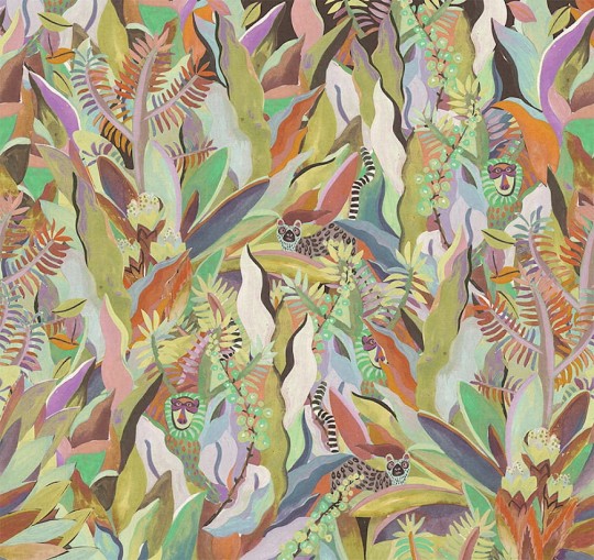 Khroma DG4ANI1012 Wall Designs IV Animal Terra 300 cm - mural z motywem kolorowych liści